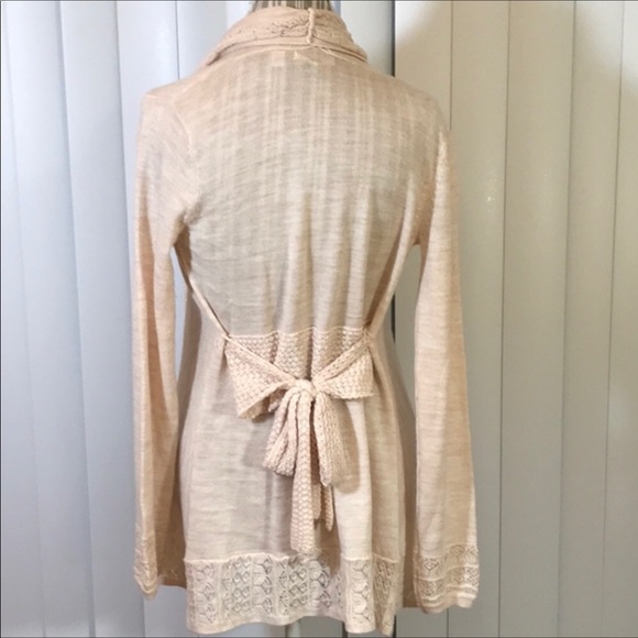 knitted and knotted cosette cardigan